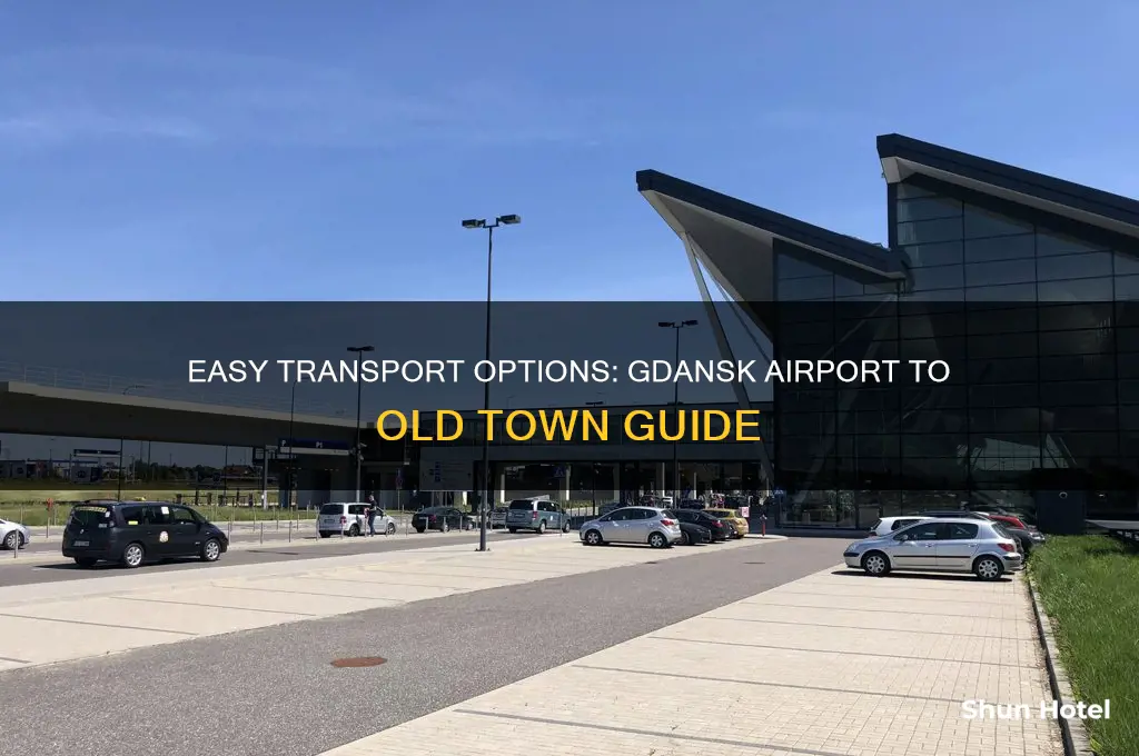 how to get from gdansk airport to old town