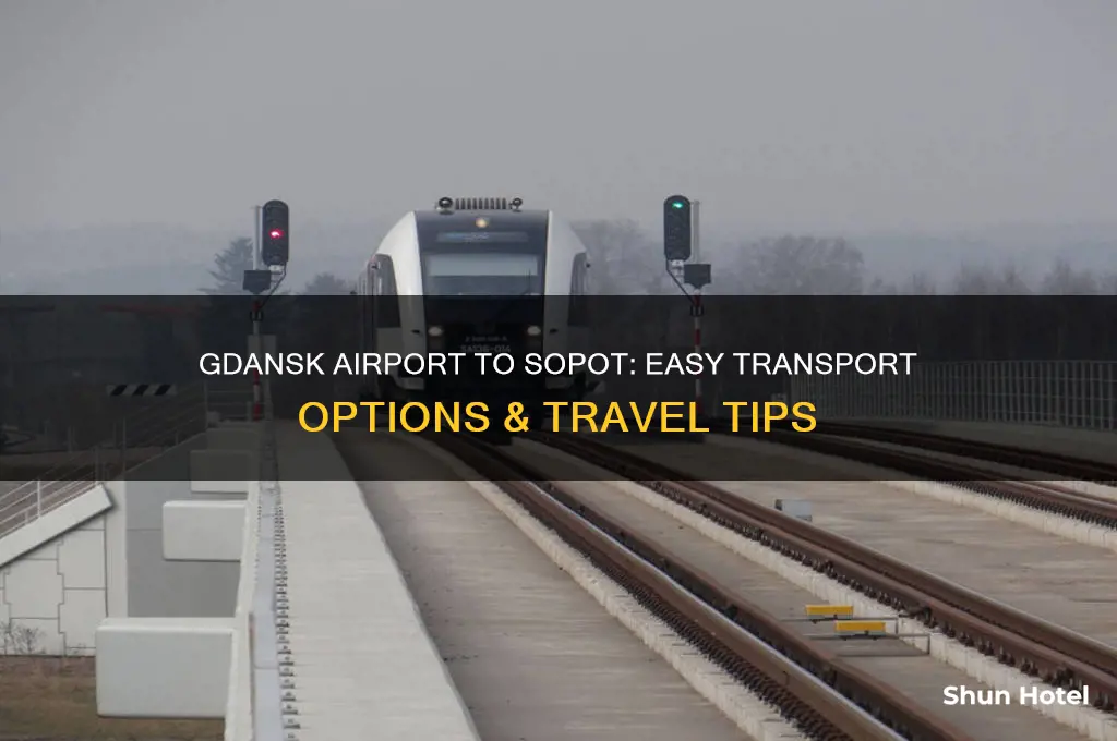 how to get from gdansk airport to sopot