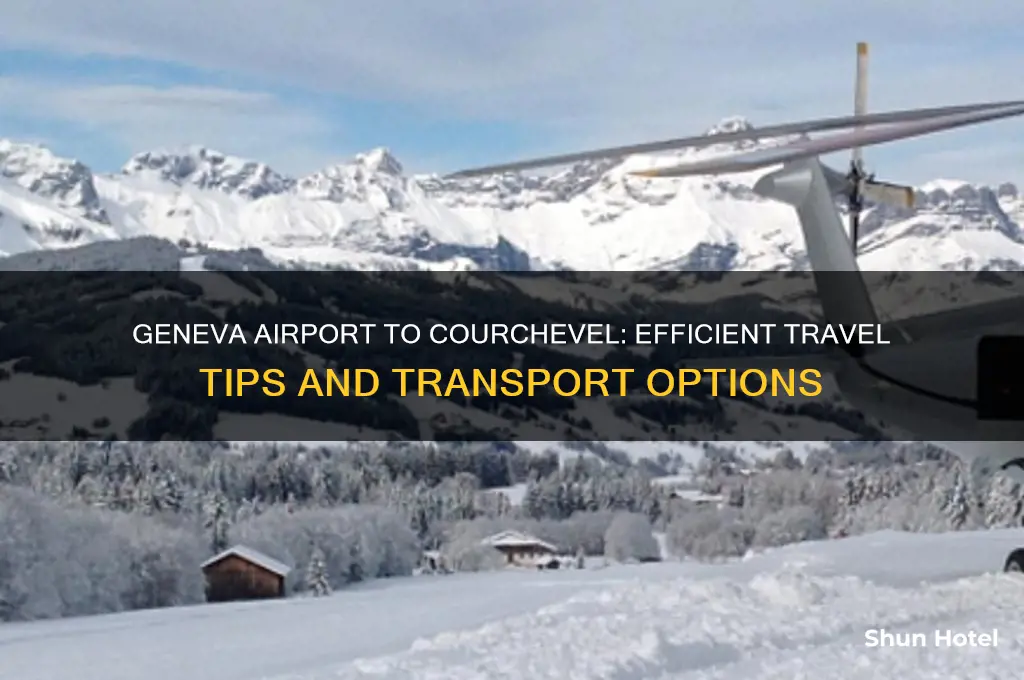 how to get from geneva airport to courchevel