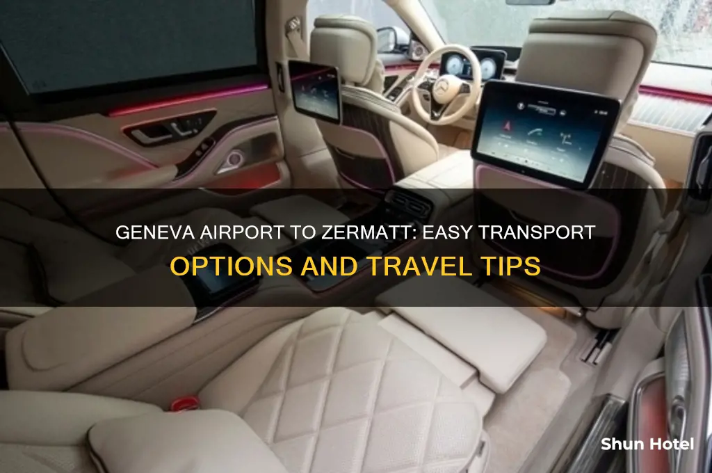 how to get from geneva airport to zermatt