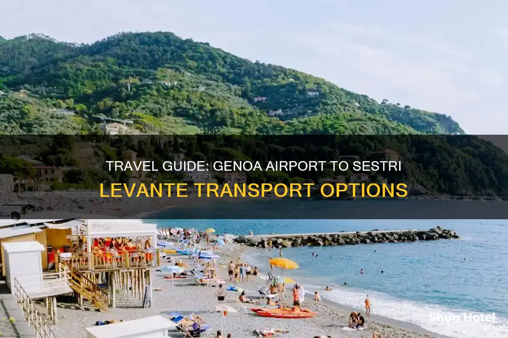 how to get from genoa airport to sestri levante