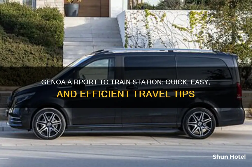how to get from genoa airport to train station