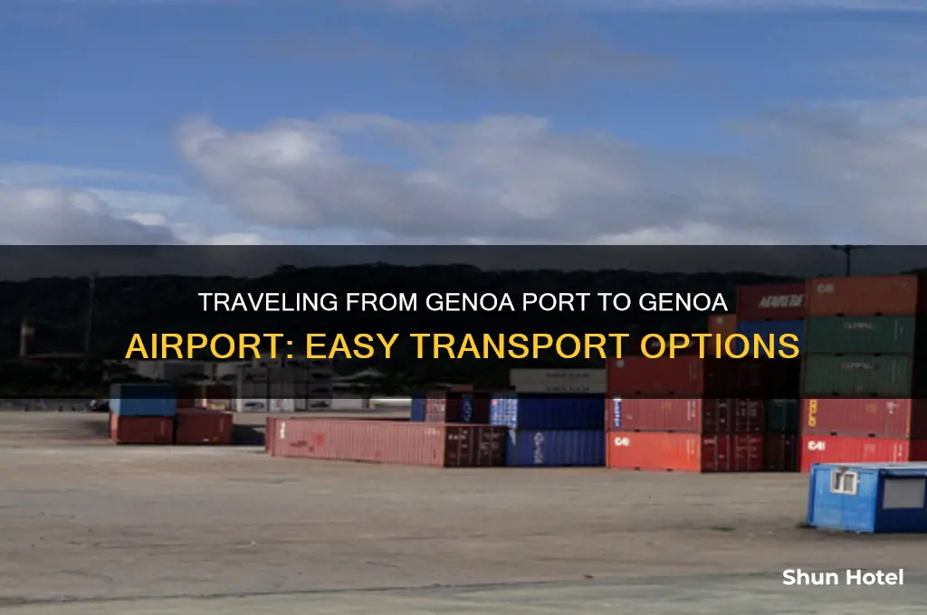 how to get from genoa port to genoa airport