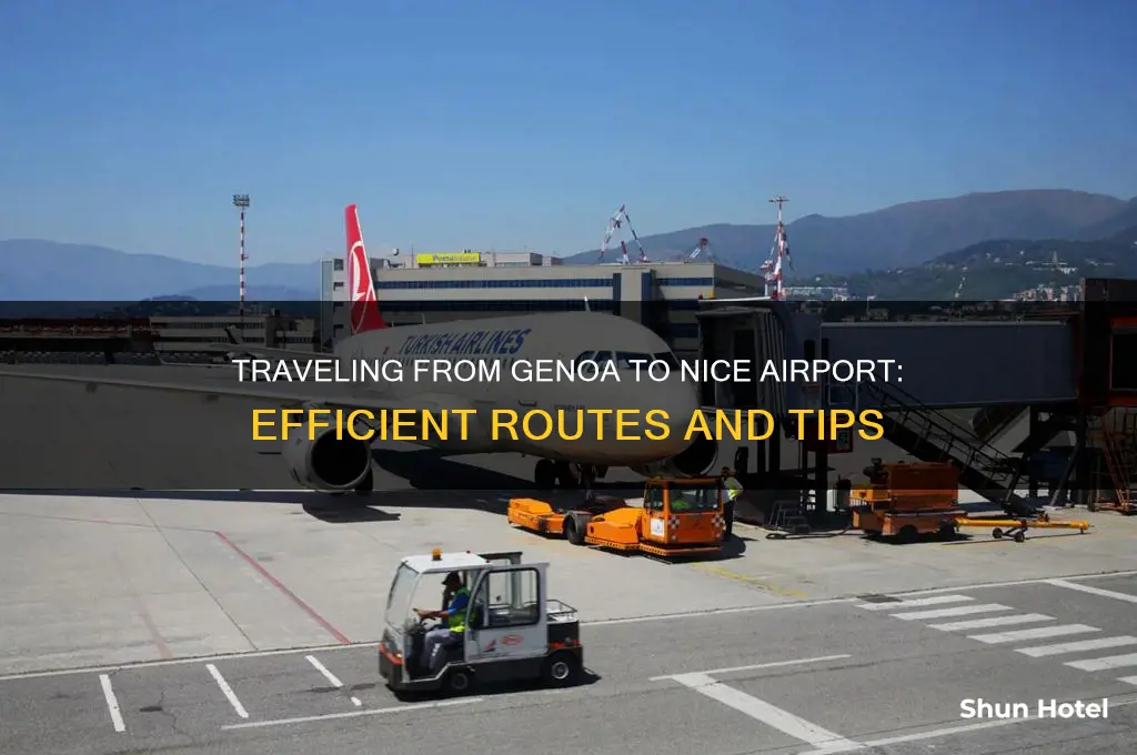 how to get from genoa to nice airport
