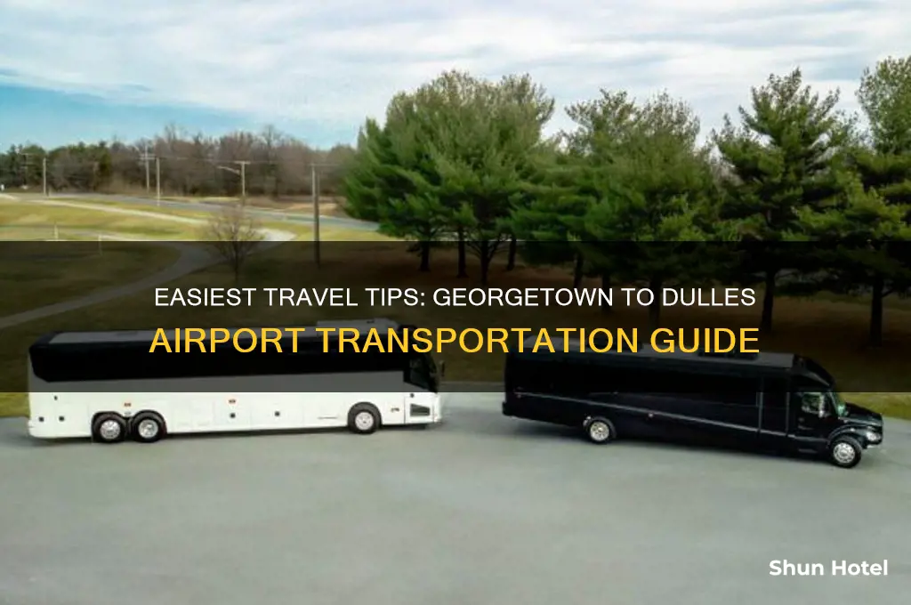 how to get from georgetown to dulles airport
