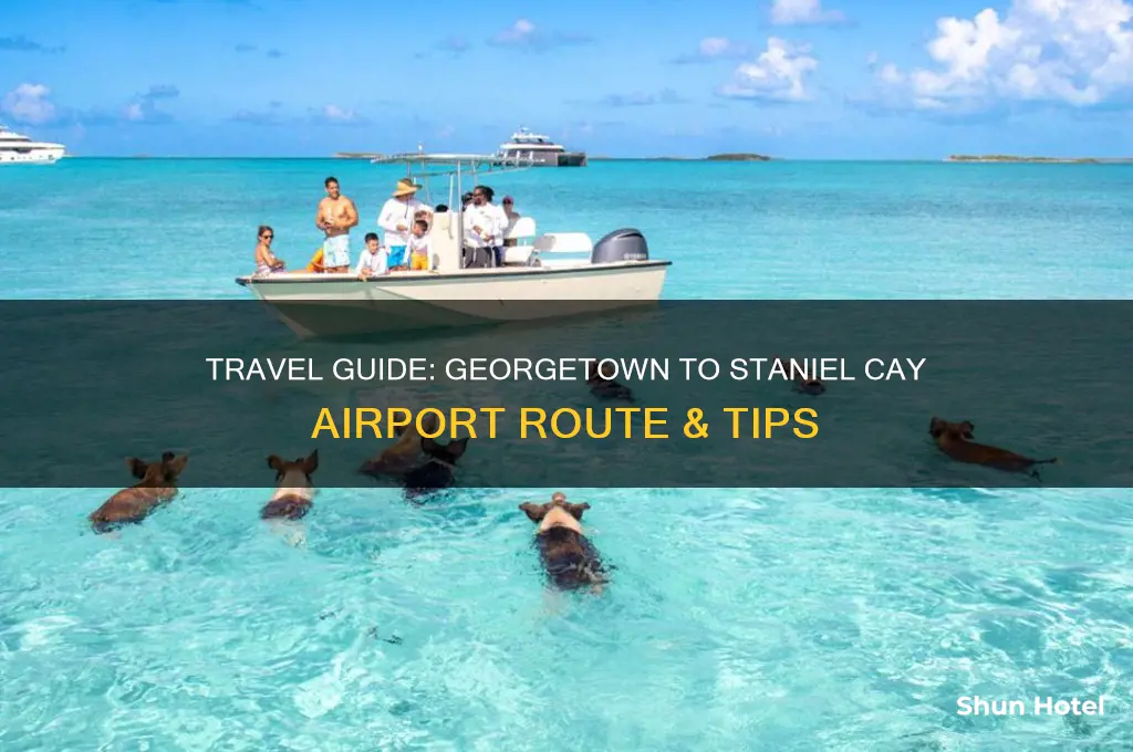 how to get from georgetown to staniel cay airport