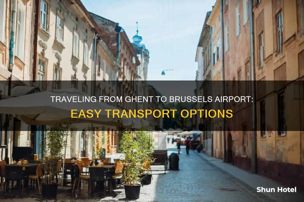 how to get from ghent to brussels airport