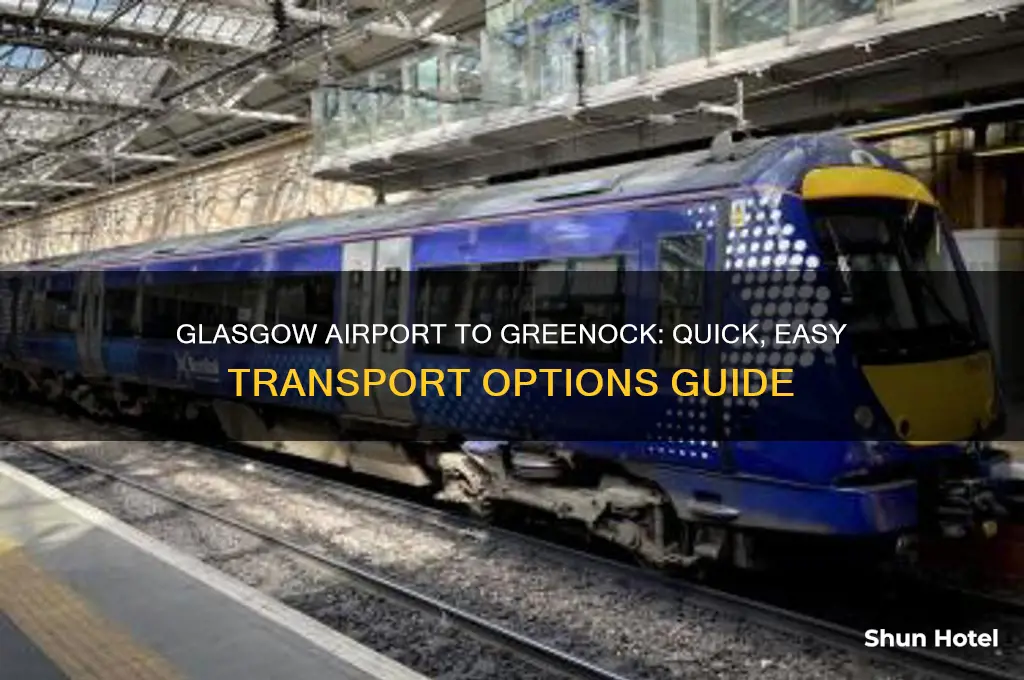 how to get from glasgow airport to greenock