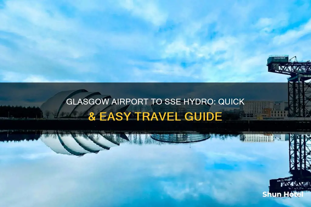 how to get from glasgow airport to sse hydro