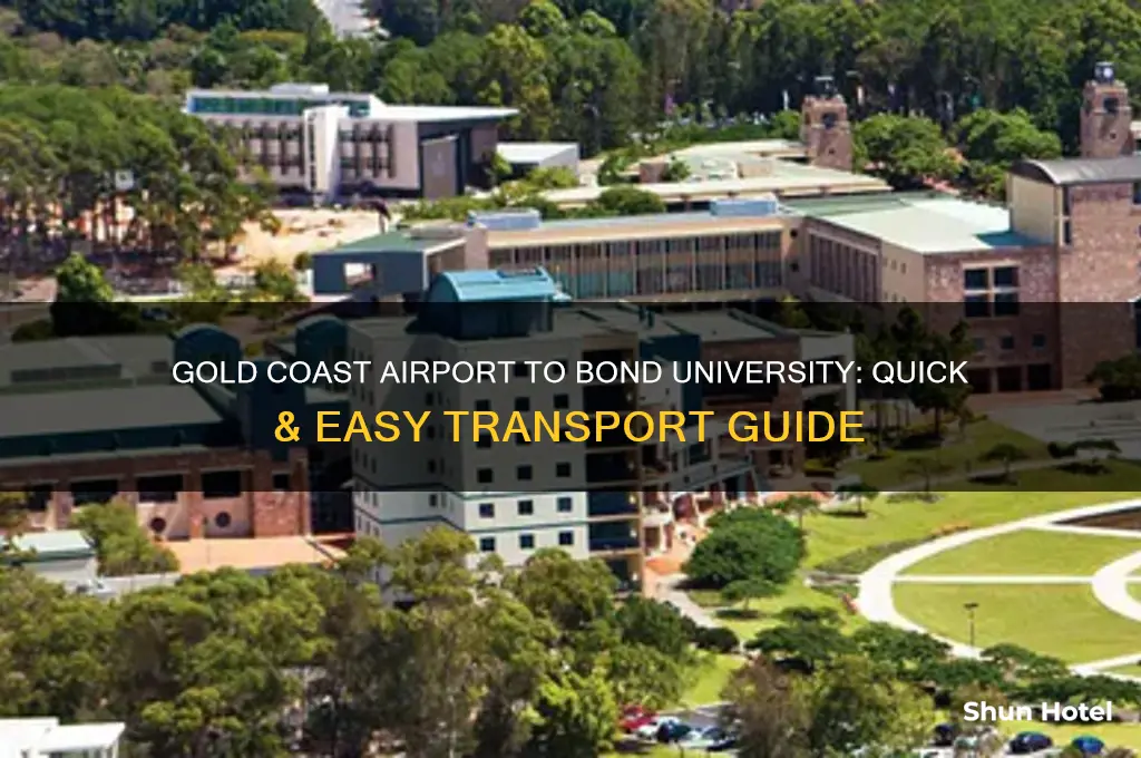 how to get from gold coast airport to bond university