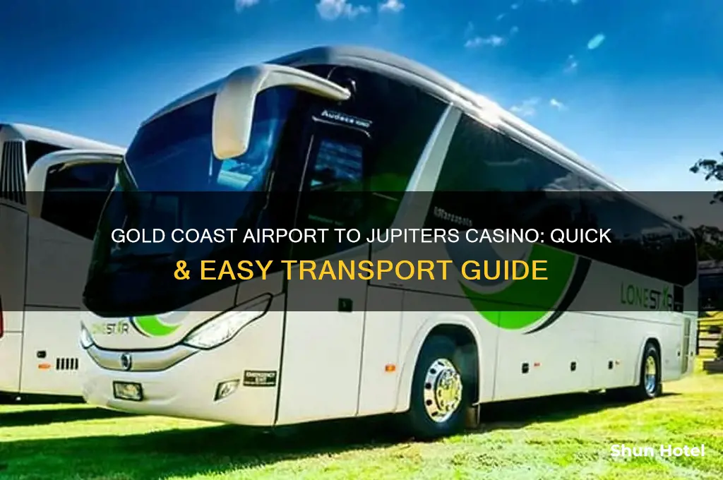 how to get from gold coast airport to jupiters casino