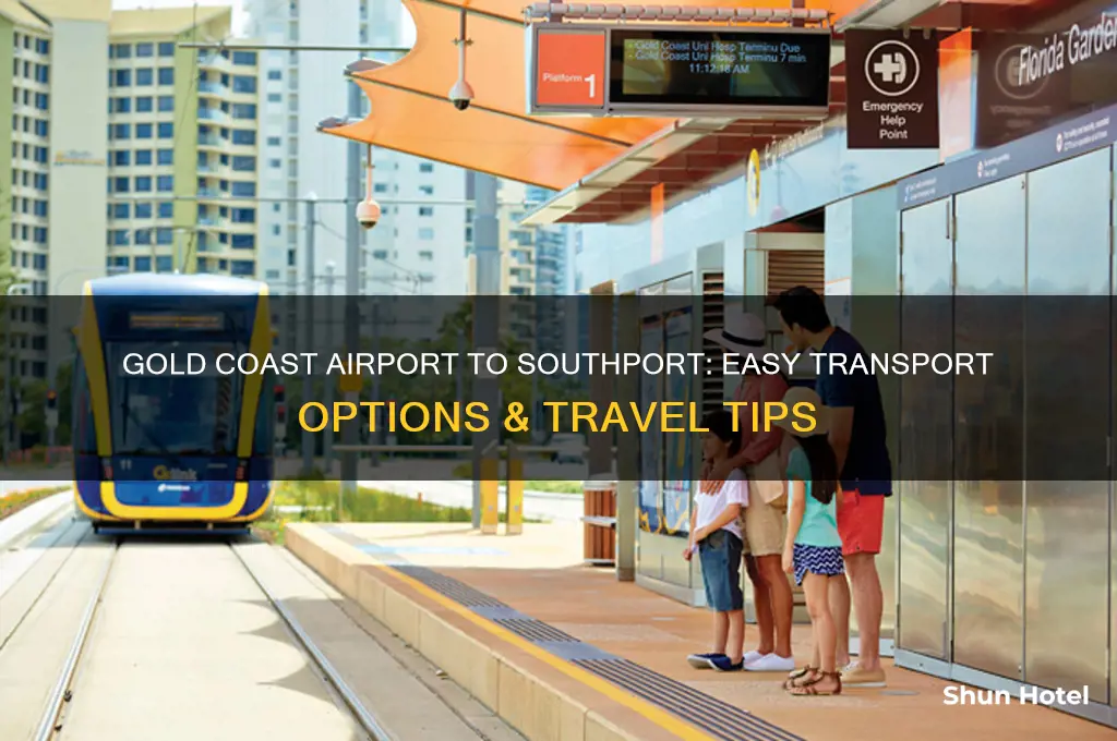 how to get from gold coast airport to southport