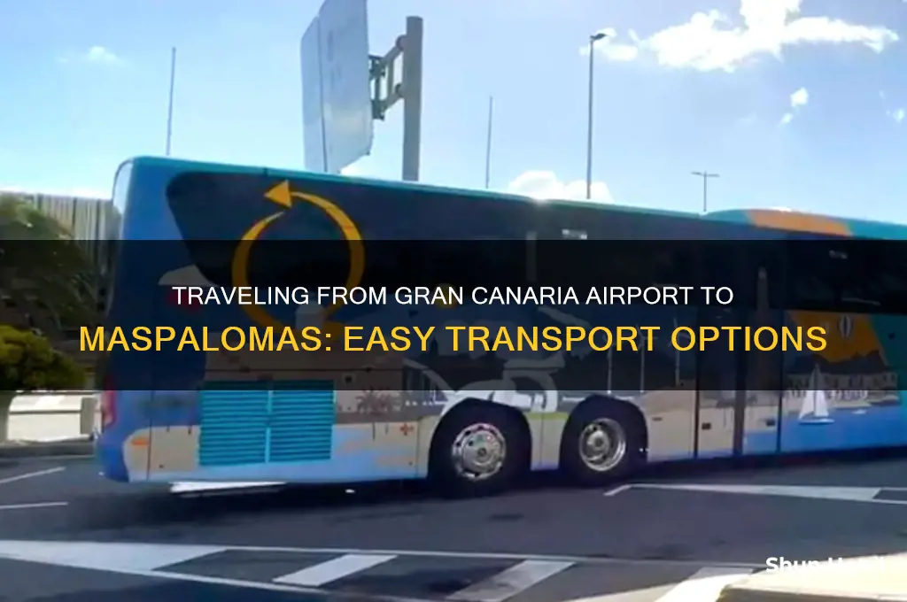 how to get from gran canaria airport to maspalomas