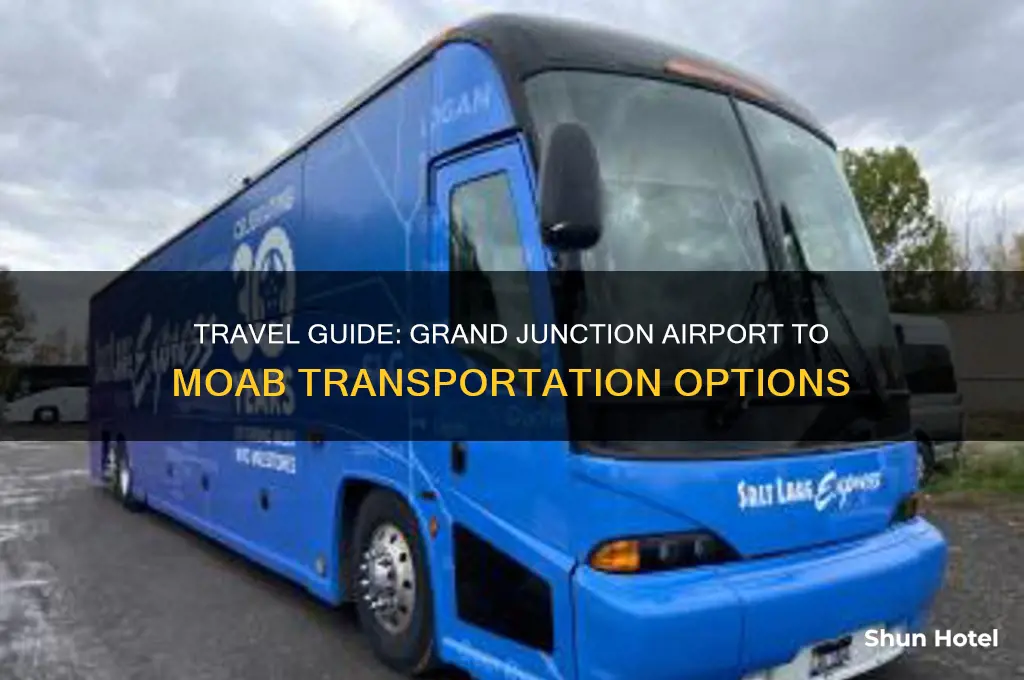 how to get from grand junction airport to moab