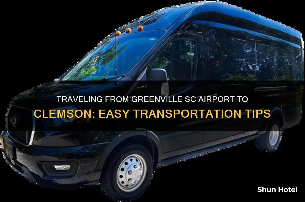how to get from greenville sc airport to clemson
