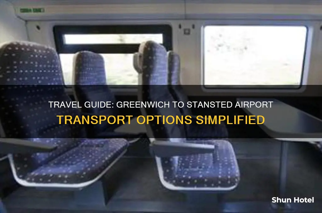 how to get from greenwich to stansted airport
