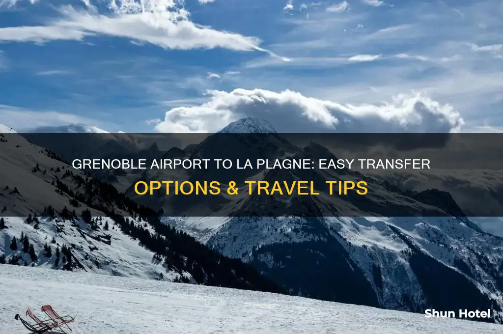 how to get from grenoble airport to la plagne