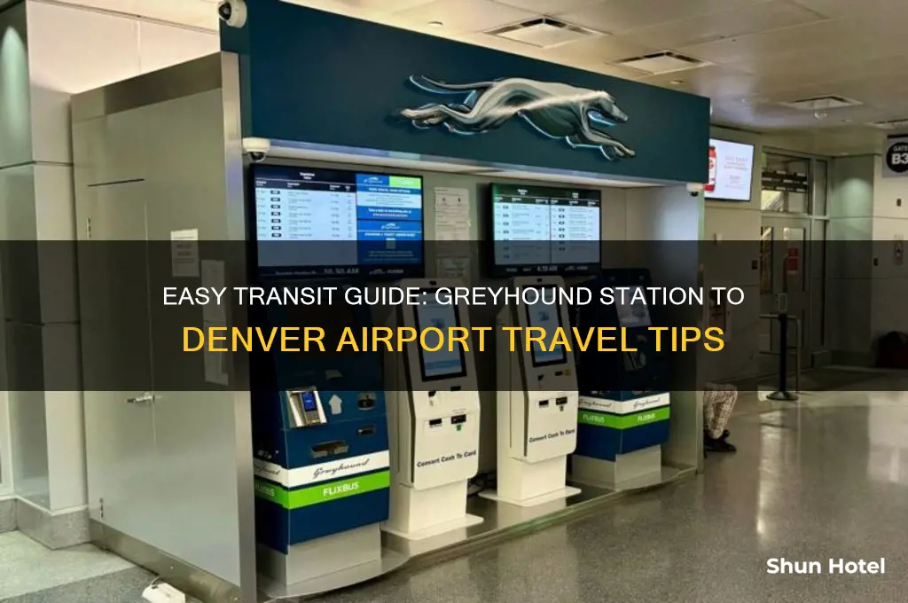 how to get from greyhound station to denver airport