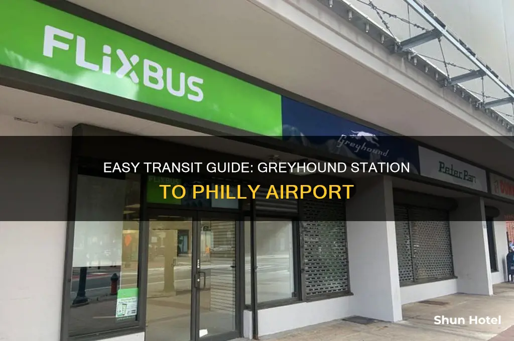 how to get from greyhound station to philly airport