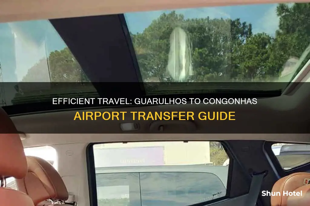 how to get from guarulhos airport to congonhas airport