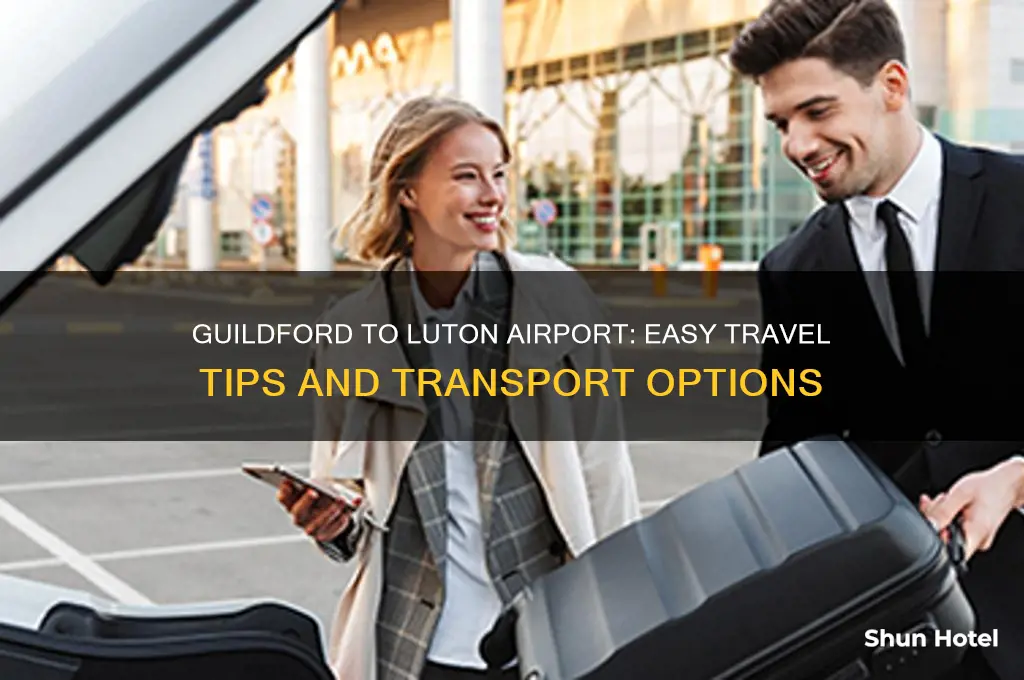 how to get from guildford to luton airport