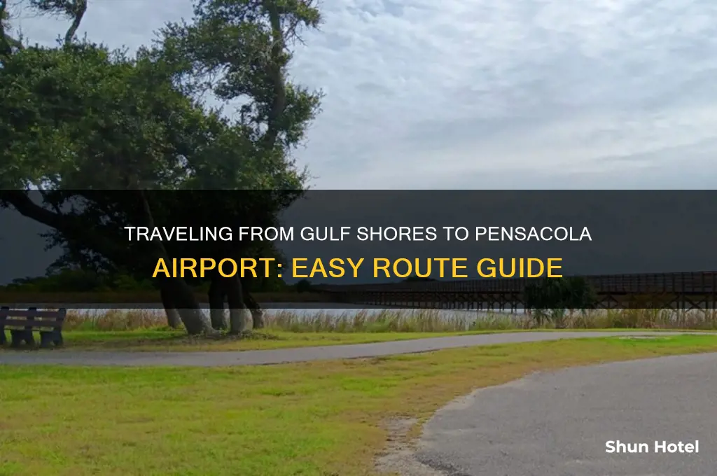 how to get from gulf shores to pensacola airport