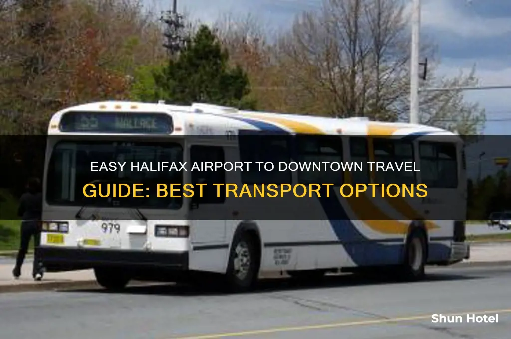 how to get from halifax airport to downtown