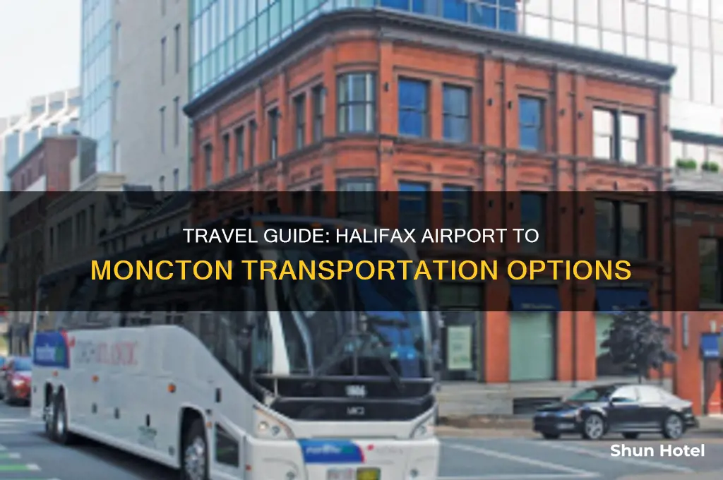 how to get from halifax airport to moncton