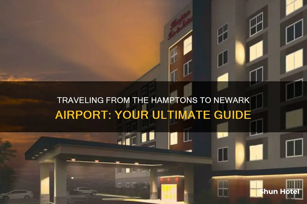 how to get from hamptons to newark airport