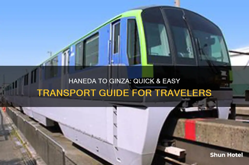 how to get from haneda airport to ginza