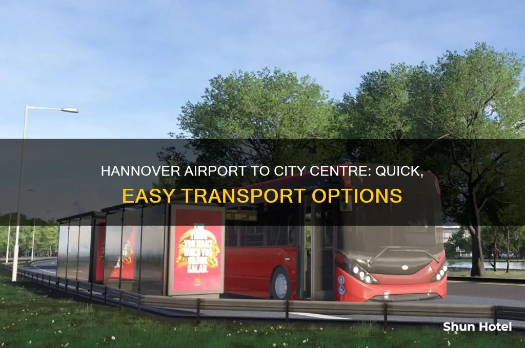how to get from hannover airport to city centre
