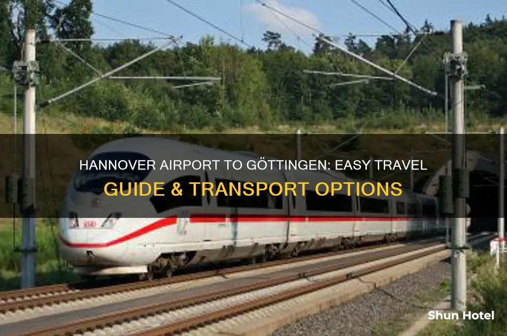 how to get from hannover airport to gottingen