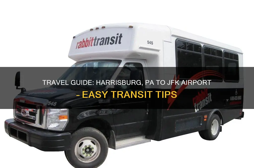 how to get from harrisburg pa to jfk airport