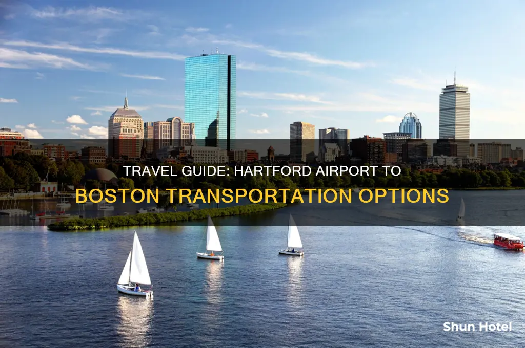how to get from hartford airport to boston