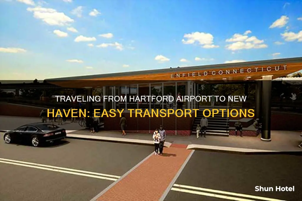 how to get from hartford airport to new haven