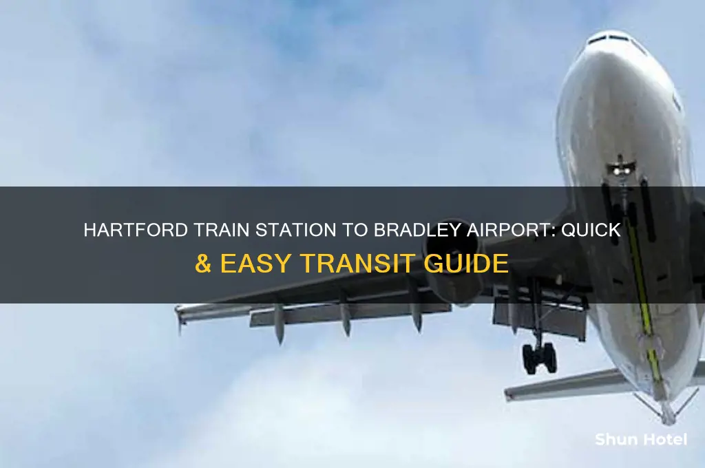 how to get from hartford train station to bradley airport