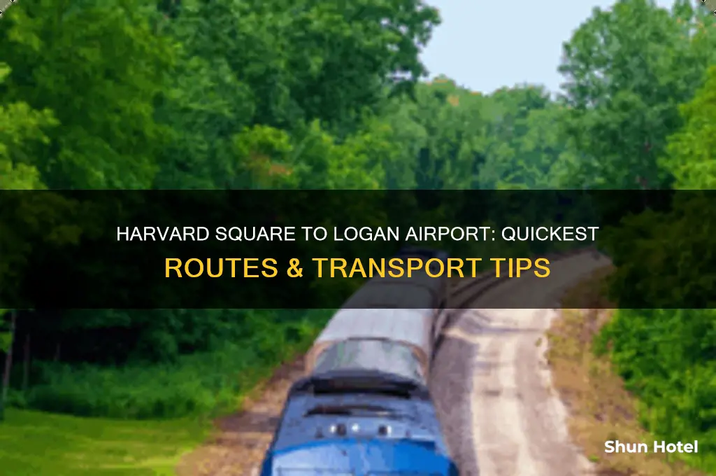 how to get from harvard square to boston logan airport