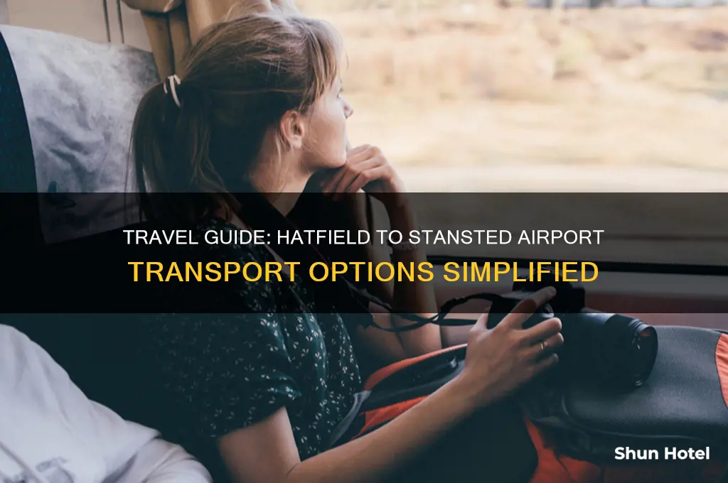 how to get from hatfield to stansted airport