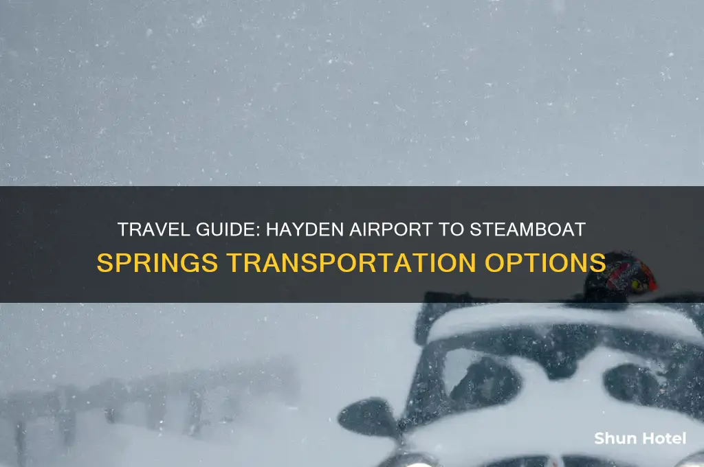 how to get from hayden airport to steamboat