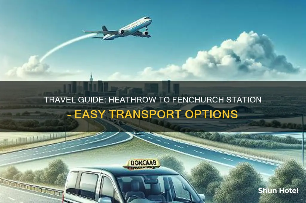how to get from heathrow airport to fenchurch rail station