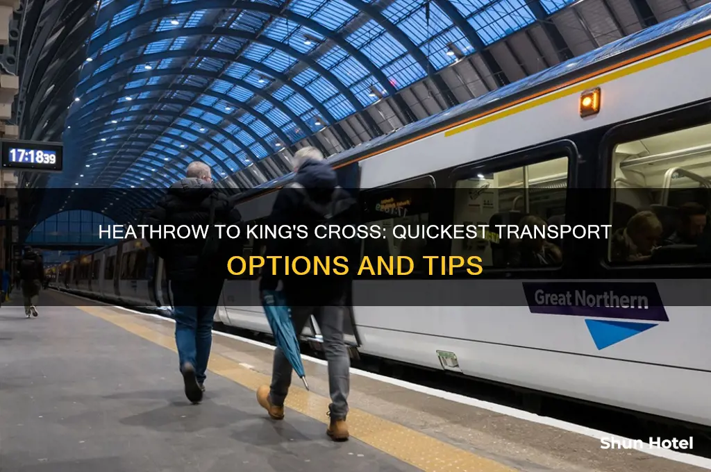 how to get from heathrow airport to kings cross station