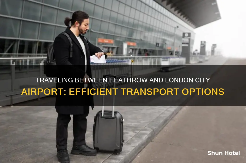 how to get from heathrow airport to london city airport
