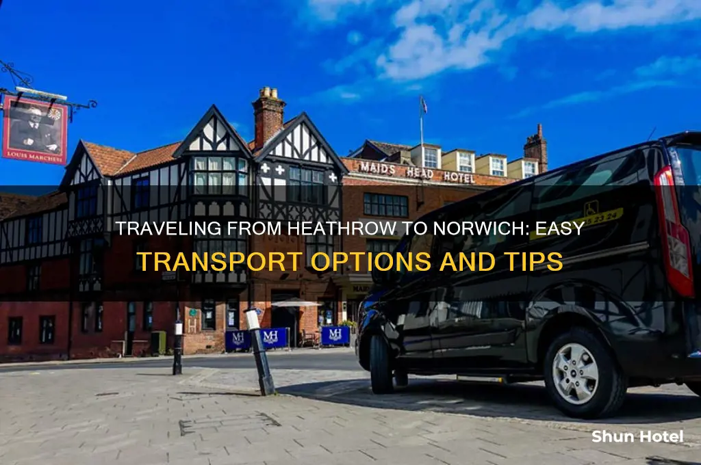 how to get from heathrow airport to norwich