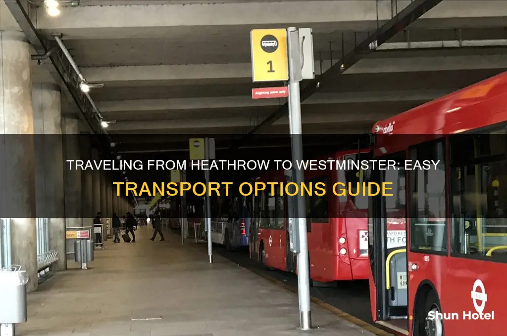 how to get from heathrow airport to westminster