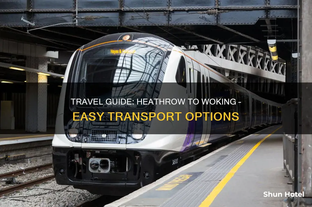 how to get from heathrow airport to woking