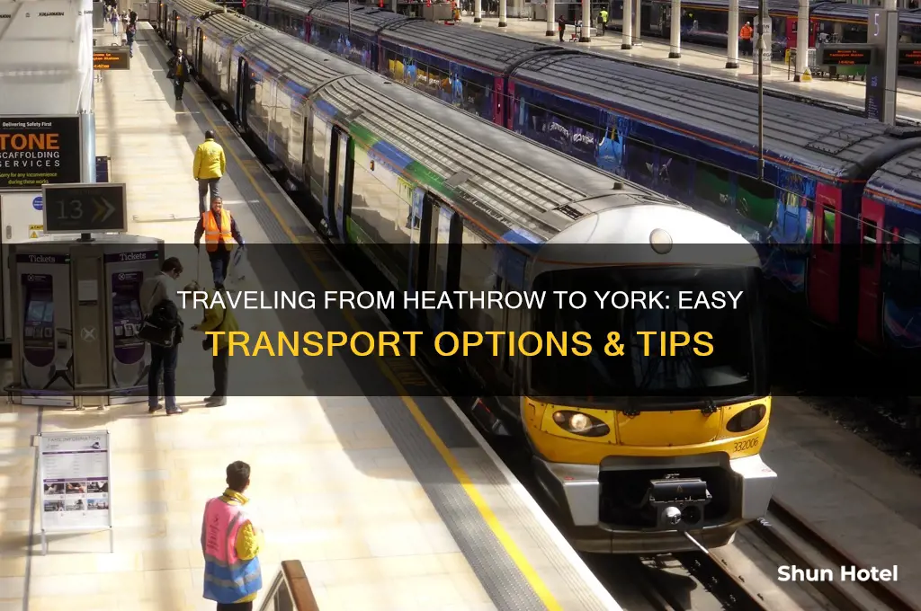 how to get from heathrow airport to york