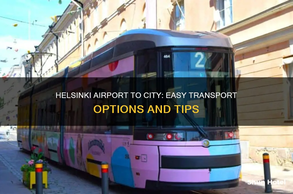 how to get from helsinki airport to city