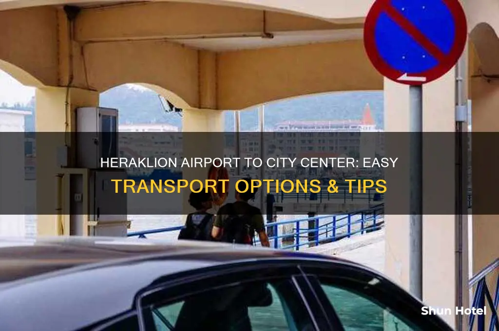 how to get from heraklion airport to city center