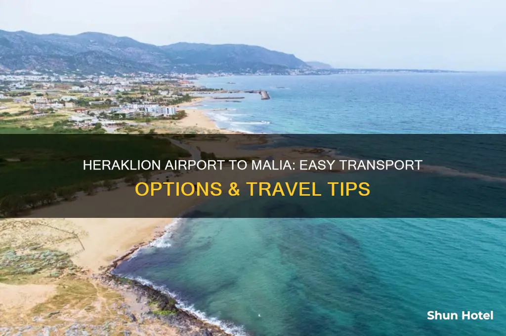 how to get from heraklion airport to malia