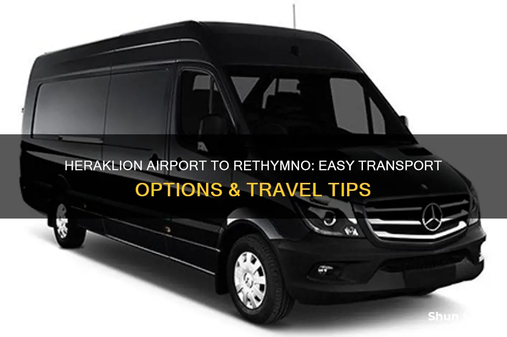 how to get from heraklion airport to rethymno